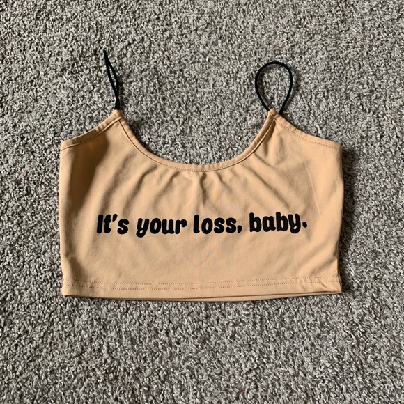 Tops - (2/$15) 🍂 It’s Your Loss Crop Top